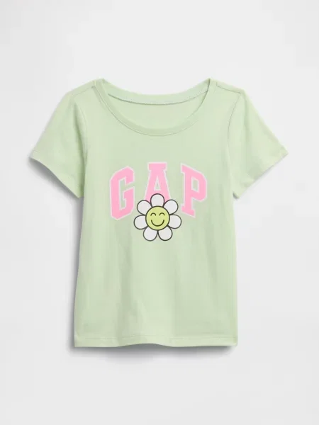 Tricou copii Gap verde