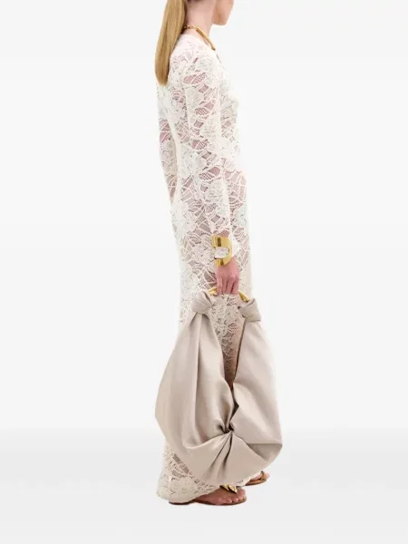 Rochie maxi Silvia Tcherassi din dantelă alb