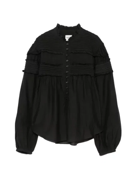 Bluză Marant Etoile cu volane negru