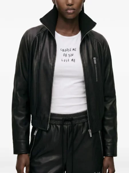 Geacă de blugi Karl Lagerfeld Jeans negru