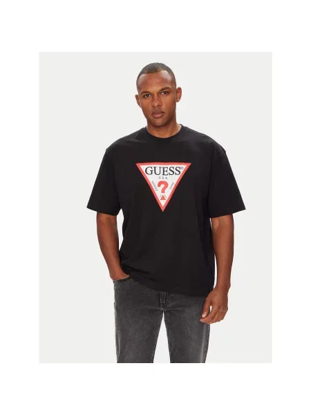 Guess Jeans Футболка Oversize чорний