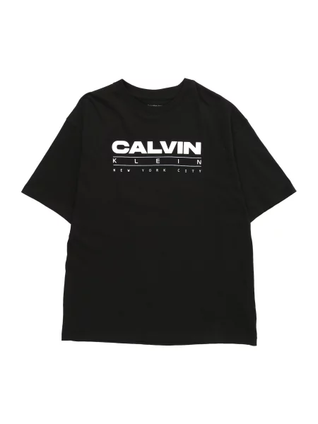 Calvin Klein Jeans Tricou negru alb