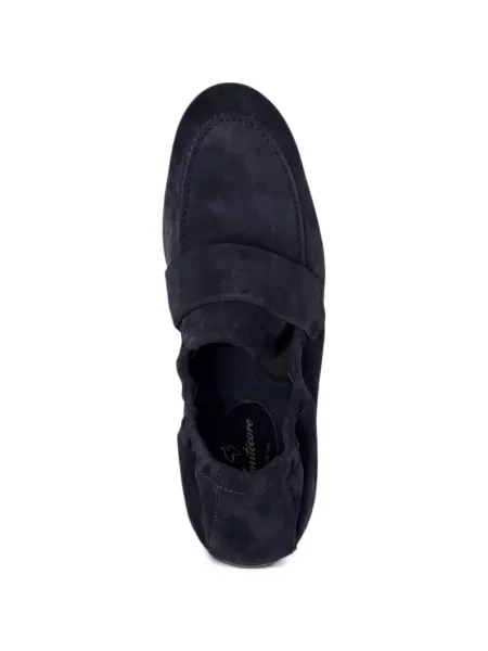 Chiloți Montecore din piele de căprioară slip-on albastru