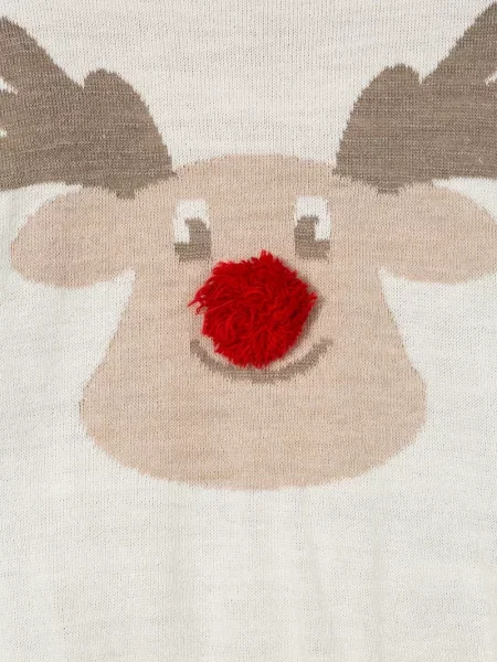Sweter dziecięcy Siola biały