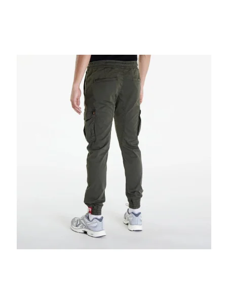 Pantaloni de jogging Alpha Industries Inc. din țesătură twill gri