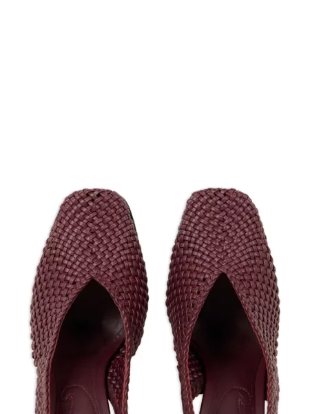 Pantofi cu toc Etro slingback roșu