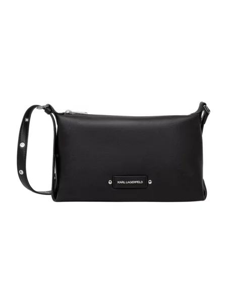 Karl Lagerfeld torebka bagietka skórzana K/EYELETS czarna