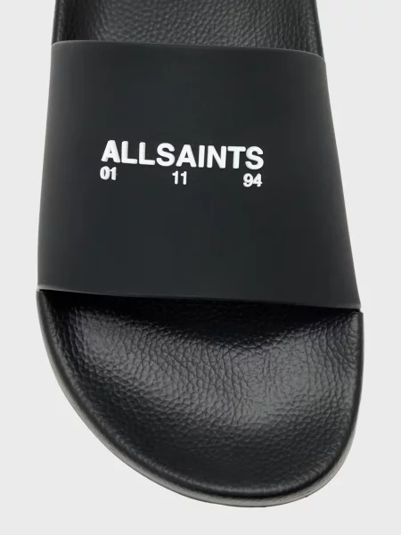 Шлепанцы Allsaints черные