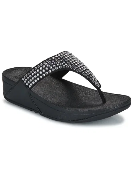 Krištáľové tenisky Fitflop čierna