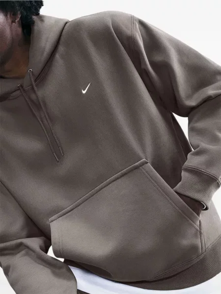 Kapucnis melegítő felső Nike barna