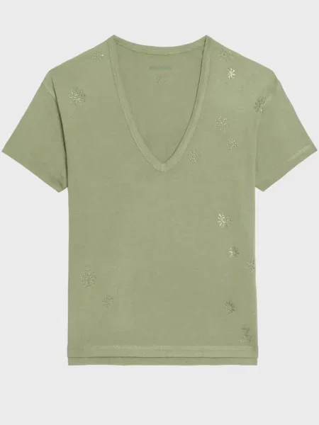 Футболка Zadig&voltaire оливкова