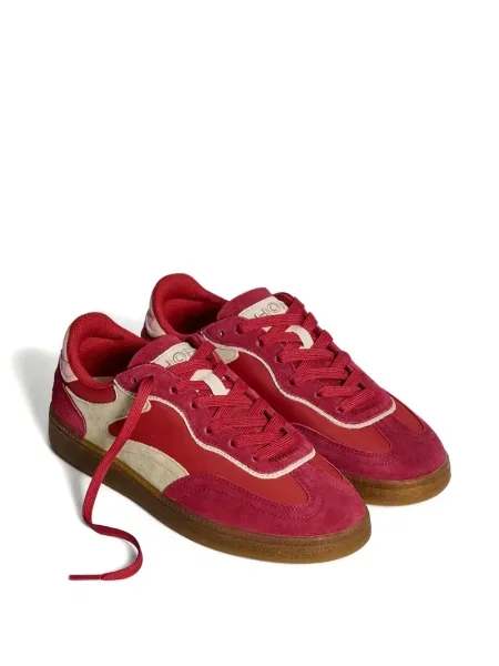 Sneakerși Hoff cu șireturi din dantelă roșu