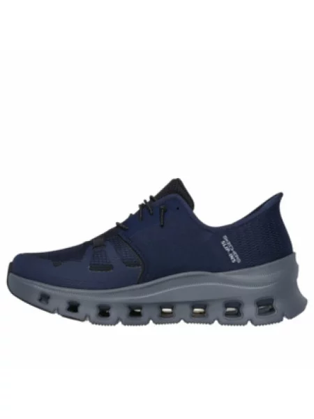 Sneakersy Skechers niebieskie