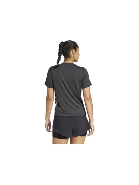 Prugasta majica Adidas crna