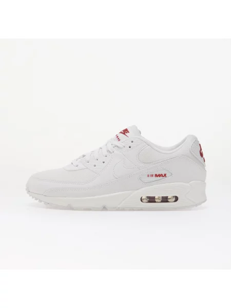 Sneakers Nike Air Max 90 White/ White-Tough Red EUR 41 alb