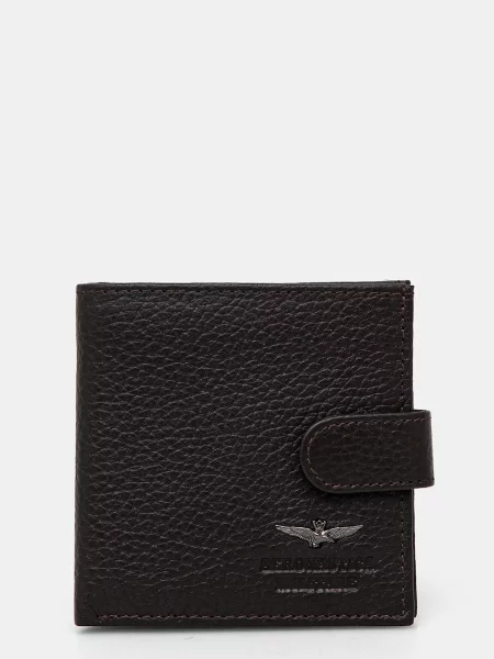 Aeronautica Militare Usnjena denarnica rjava