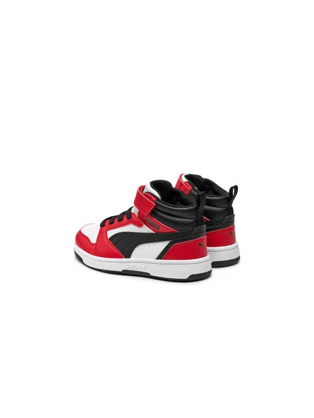 PUMA Sportbačiai Rebound raudona / juoda balta