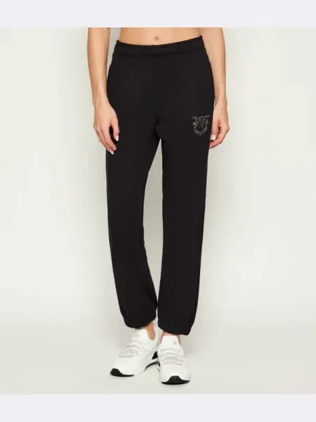 PINKO Pantaloni trening Plumcake negru