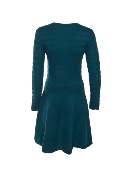 Rochie midi Sandro tricotate albastru