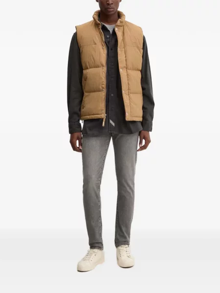 Blugi drepți Levi's® zdrențuiți negru