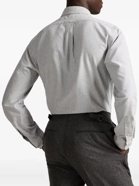 Șapcă Polo Ralph Lauren cu broderie din țesătură twill în carouri albastru