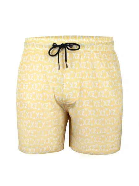 YEAZ Șorturi de baie Seashey galben deschis alb