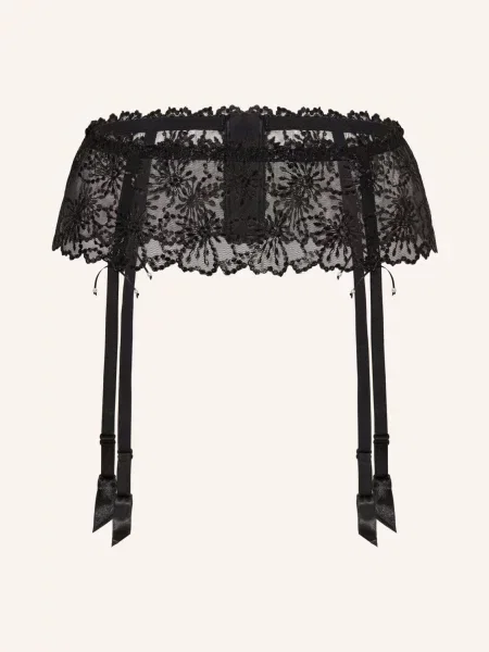 Marie Jo Podvazkové Jane S Ozdobnými Perličkami černá