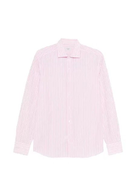 Pruhovaná košile Alessandro Gherardi růžová