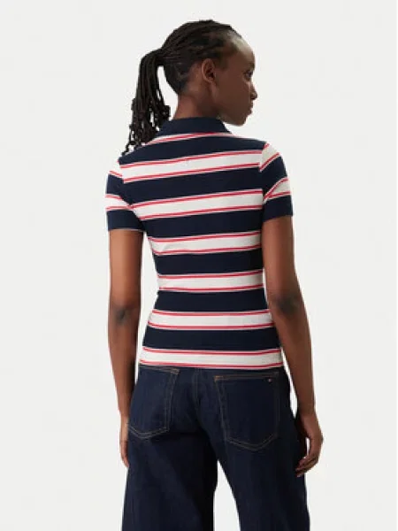 Tommy Jeans Polo marškinėliai Tamsiai mėlyna