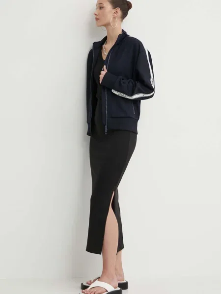 Сукня HUGO midi облягаюча чорний