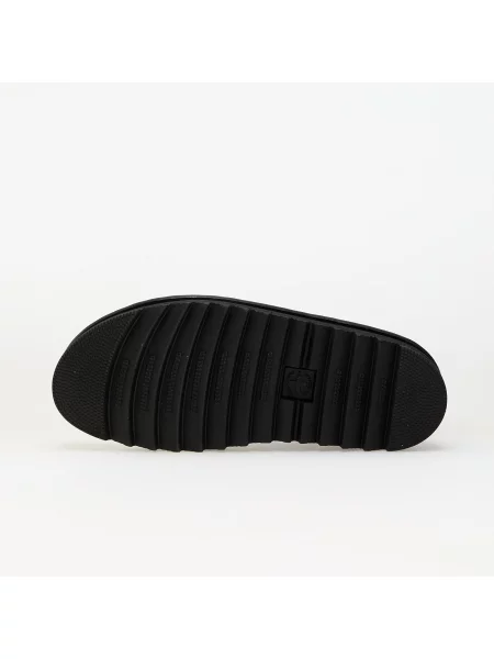 Trampki Dr. Martens skórzane w paski z paskiem szare