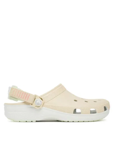 Шльопанці Crocs Classic Turbo Clog бежевий