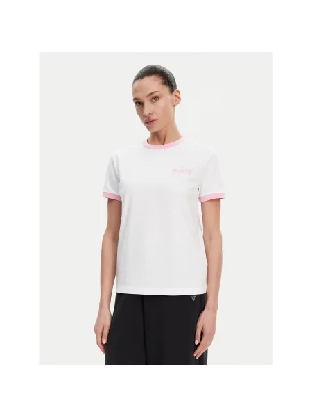 T-Shirt Guess λευκό