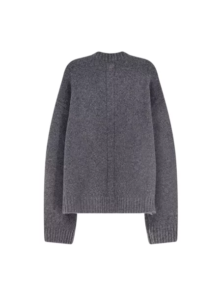 Sweter Represent wełniany szary