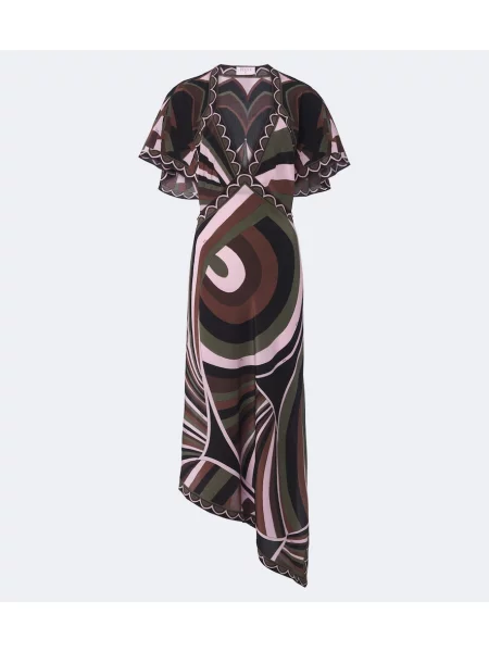 Rochie midi Pucci de mătase