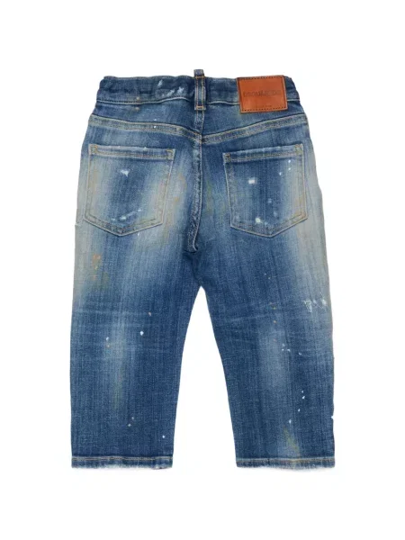 Jeansy dziecięce Dsquared2 niebieskie