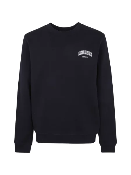 Hanorac crewneck Les Deux albastru