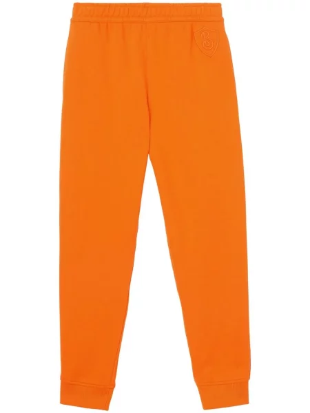 Pantaloni Burberry portocaliu