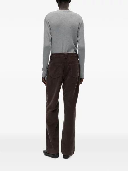Pantaloni Berner Kühl de catifea cord maro