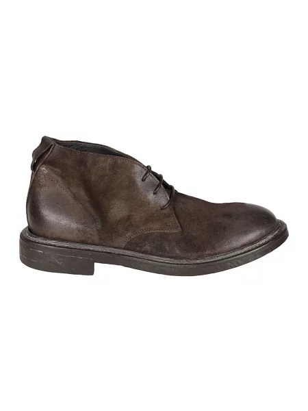 Buty do kostki Moma skórzane brązowe