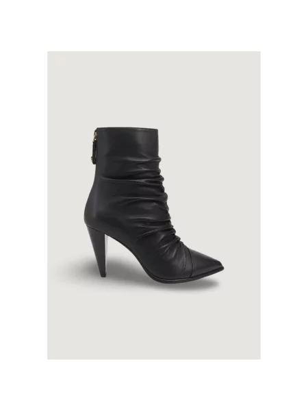 Pinko De piele botine cu Vane 02 negru