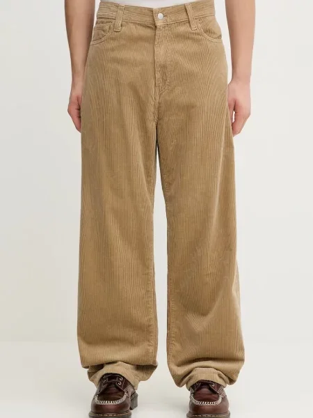 Carhartt WIP pantaloni de Landon Pant drept bej
