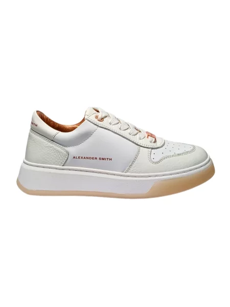 Sneakersy Alexander Smith skórzane białe