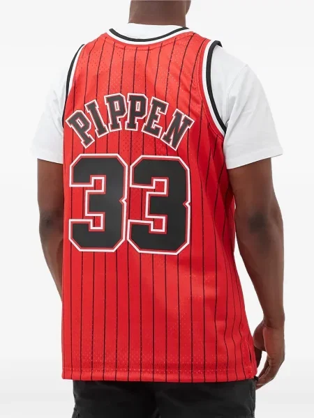 Cămașă Mitchell & Ness din jerseu roșu