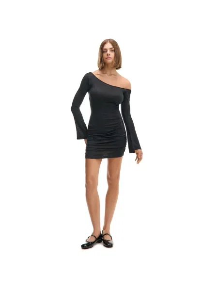 Cropp Платье с асимметричным декольте чорний
