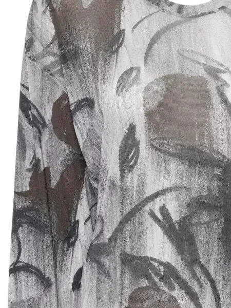 Lung tricou Jnby cu imagine gri