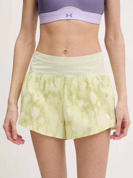 The North Face pantaloni scurți sport pentru femei SUNRISER galben
