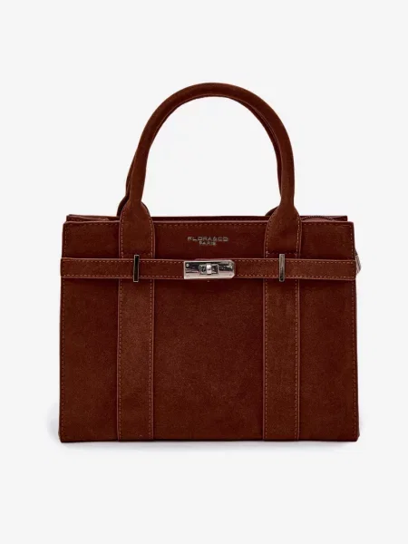 Geantă Flora & Co maro