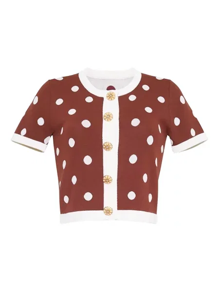 Cardigan Cara Cara cu buline maro