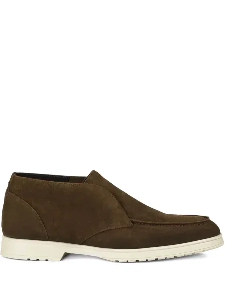 Botine Doucal's din piele de căprioară slip-on maro